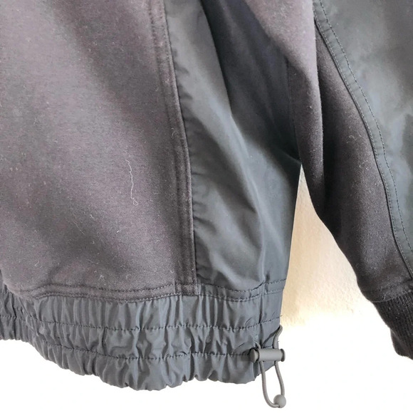 Athleta Mens Black Quarter Zip Pullover Sweater Jacket Medium - Picture 2 of 5